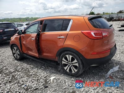 Drugie zdjęcie samochodu z przodu: 2013 KIA SPORTAGE EX VIN:KNDPC3A26D7421094 - miniatura