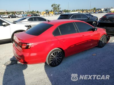 Trzecie zdjęcie samochodu z tyłu: 2016 VOLKSWAGEN JETTA SPORT VIN:3VWD17AJ6GM320507 - miniatura