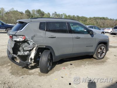 Trzecie zdjęcie samochodu z tyłu: 2020 JEEP COMPASS LIMITED VIN:3C4NJDCB5LT127227 - miniatura
