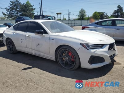Czwarte zdjęcie samochodu z boku: 2023 ACURA TLX TYPE S VIN:19UUB7F94PA003659 - miniatura