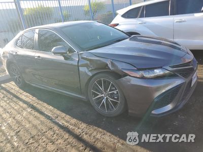 Czwarte zdjęcie samochodu z boku: 2021 TOYOTA CAMRY NIGHT SHADE VIN:4T1S11AK3MU613316 - miniatura