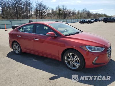 Czwarte zdjęcie samochodu z boku: 2017 HYUNDAI ELANTRA SE VIN:KMHD84LF1HU262322 - miniatura