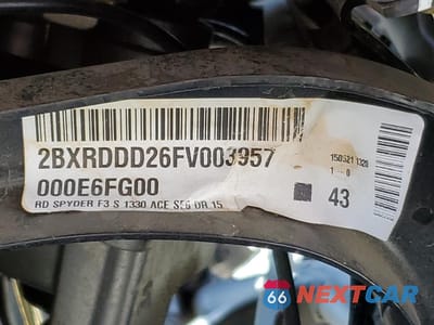 Zdjęcie 9 z 9 samochodu: 2015 CAN-AM SPYDER ROADSTER F3 VIN:2BXRDDD26FV003957 - miniatura