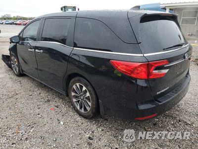 Drugie zdjęcie samochodu z przodu: 2022 HONDA ODYSSEY EXL VIN:5FNRL6H76NB066175 - miniatura
