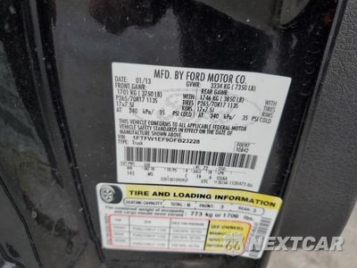 Zdjęcie 12 z 14 samochodu: 2013 FORD F150 SUPERCREW VIN:1FTFW1EF9DFB23228 - miniatura