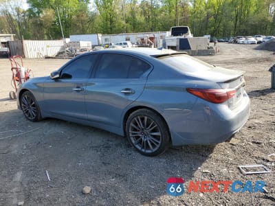 Drugie zdjęcie samochodu z przodu: 2024 INFINITI Q50 RED SPORT 400 VIN:JN1FV7DR6RM680539 - miniatura