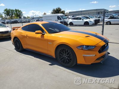 Czwarte zdjęcie samochodu z boku: 2019 FORD MUSTANG GT VIN:1FA6P8CF3K5143962 - miniatura