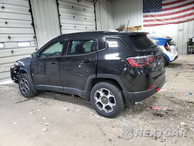 Drugie zdjęcie samochodu z przodu: 2022 JEEP COMPASS TRAILHAWK VIN:3C4NJDDB0NT211604 - miniatura