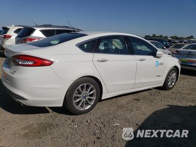 Trzecie zdjęcie samochodu z tyłu: 2017 FORD FUSION SE HYBRID VIN:3FA6P0LU6HR408928 - miniatura