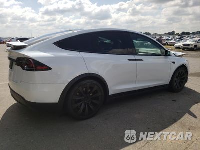 Trzecie zdjęcie samochodu z tyłu: 2023 TESLA MODEL X VIN:7SAXCBE55PF382241 - miniatura
