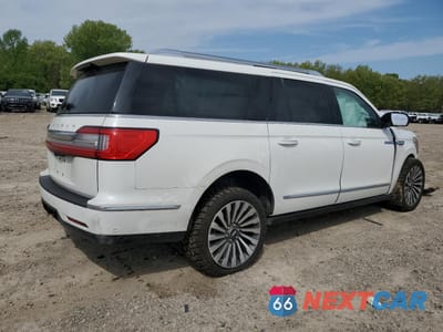 Trzecie zdjęcie samochodu z tyłu: 2021 LINCOLN NAVIGATOR L RESERVE VIN:5LMJJ3LT3MEL16549 - miniatura