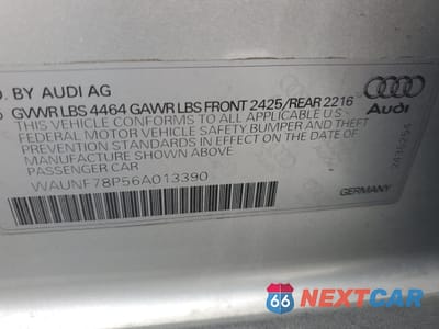 Zdjęcie 13 z 13 samochodu: 2006 AUDI A3 2.0 PREMIUM VIN:WAUNF78P56A013390 - miniatura