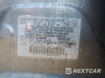 Zdjęcie 14 z 15 samochodu: 2019 NISSAN VERSA S VIN:3N1CN7AP4KL880583 - miniatura