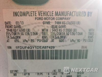 Zdjęcie 10 z 10 samochodu: 2013 FORD F450 SUPER DUTY BUCKET TRUCK VIN:1FDUF4GY1DEA87429 - miniatura