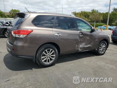 Trzecie zdjęcie samochodu z tyłu: 2015 NISSAN PATHFINDER S VIN:5N1AR2MN8FC709578 - miniatura