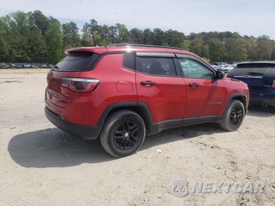 Trzecie zdjęcie samochodu z tyłu: 2018 JEEP COMPASS SPORT VIN:3C4NJCABXJT494974 - miniatura