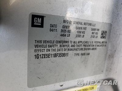 Zdjęcie 13 z 13 samochodu: 2011 CHEVROLET MALIBU LTZ VIN:1G1ZE5E11BF350611 - miniatura