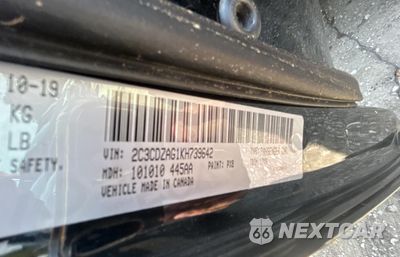 Zdjęcie 10 z 11 samochodu: 2019 DODGE CHALLENGER SXT VIN:2C3CDZAG1KH739642 - miniatura