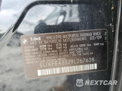 Zdjęcie 13 z 13 samochodu: 2009 BMW X5 XDRIVE30I VIN:5UXFE43529L267628 - miniatura