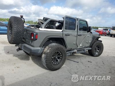 Trzecie zdjęcie samochodu z tyłu: 2019 JEEP WRANGLER UNLIMITED SPORT VIN:1C4HJXDG0KW603305 - miniatura