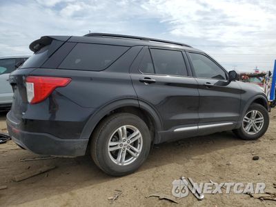 Trzecie zdjęcie samochodu z tyłu: 2020 FORD EXPLORER XLT VIN:1FMSK8DH7LGC26383 - miniatura