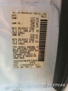 Zdjęcie 12 z 13 samochodu: 2022 NISSAN FRONTIER S VIN:1N6ED1EK3NN685998 - miniatura