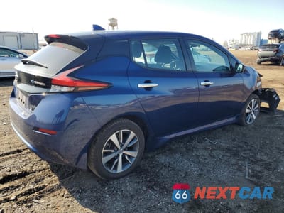 Trzecie zdjęcie samochodu z tyłu: 2020 NISSAN LEAF S PLUS VIN:1N4BZ1BP1LC310925 - miniatura
