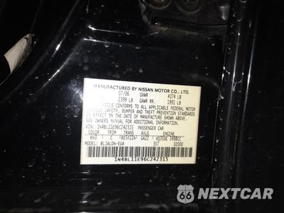 Zdjęcie 12 z 12 samochodu: 2006 NISSAN ALTIMA SE VIN:1N4BL11E96C242315 - miniatura