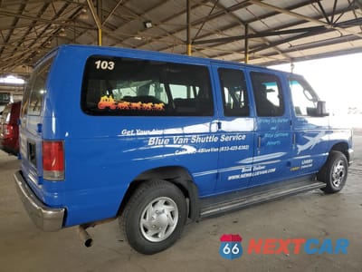Trzecie zdjęcie samochodu z tyłu: 2014 FORD ECONOLINE E350 SUPER DUTY WAGON VIN:1FMNE3BLXEDA20557 - miniatura