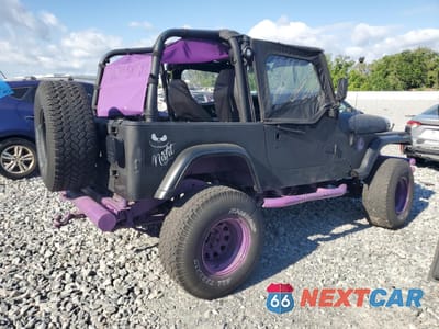 Trzecie zdjęcie samochodu z tyłu: 1993 JEEP WRANGLER / YJ VIN:1J4FY29S7PP221206 - miniatura