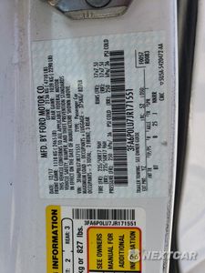 Zdjęcie 12 z 13 samochodu: 2018 FORD FUSION SE HYBRID VIN:3FA6P0LU7JR171551 - miniatura