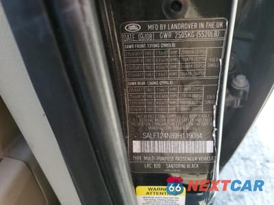 Zdjęcie 13 z 13 samochodu: 2009 LAND ROVER LR2 HSE TECHNOLOGY VIN:SALFT24N89H119084 - miniatura