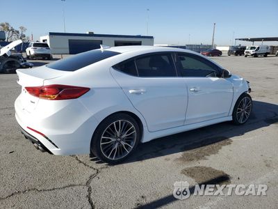 Trzecie zdjęcie samochodu z tyłu: 2018 HYUNDAI ELANTRA SPORT VIN:KMHD04LBXJU510996 - miniatura