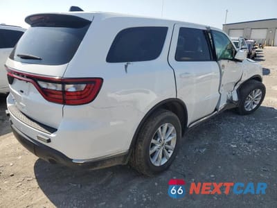 Trzecie zdjęcie samochodu z tyłu: 2021 DODGE DURANGO SXT VIN:1C4RDJAG9MC547267 - miniatura