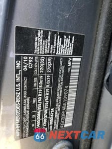 Zdjęcie 13 z 13 samochodu: 2011 MERCEDES-BENZ R 350 BLUETEC VIN:4JGCB2FE4BA109074 - miniatura