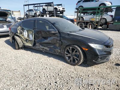 Czwarte zdjęcie samochodu z boku: 2020 HONDA CIVIC SPORT VIN:2HGFC2F80LH531579 - miniatura