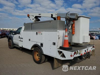 Trzecie zdjęcie samochodu z tyłu: 2013 FORD F450 SUPER DUTY BUCKET TRUCK VIN:1FDUF4GY1DEA87429 - miniatura