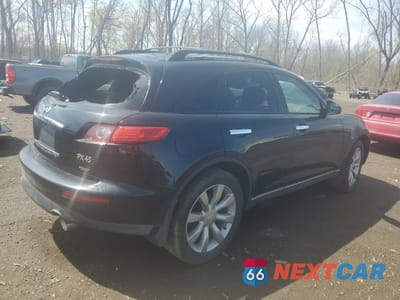 Trzecie zdjęcie samochodu z tyłu: 2003 INFINITI FX45 VIN:JNRBS08W03X402916 - miniatura