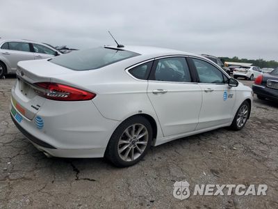 Trzecie zdjęcie samochodu z tyłu: 2017 FORD FUSION SE HYBRID VIN:3FA6P0LU3HR410118 - miniatura