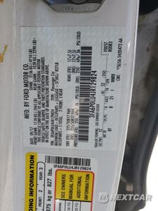 Zdjęcie 12 z 13 samochodu: 2018 FORD FUSION SE HYBRID VIN:3FA6P0LU4JR129824 - miniatura