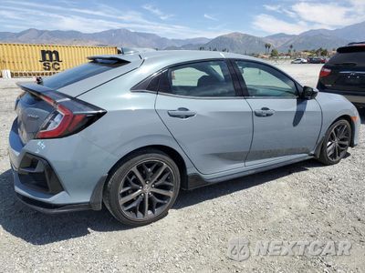 Trzecie zdjęcie samochodu z tyłu: 2021 HONDA CIVIC SPORT VIN:SHHFK7H42MU409188 - miniatura