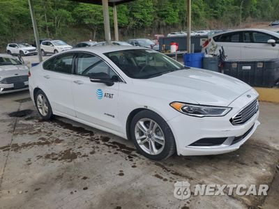 Czwarte zdjęcie samochodu z boku: 2018 FORD FUSION SE HYBRID VIN:3FA6P0LU6JR163537 - miniatura