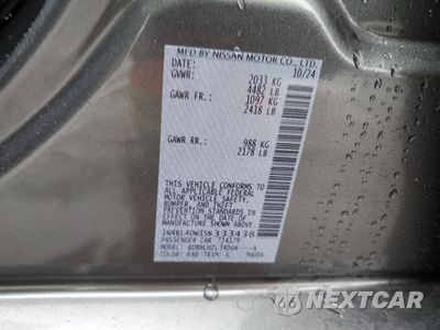 Zdjęcie 12 z 13 samochodu: 2025 NISSAN ALTIMA SV VIN:1N4BL4DW3SN333438 - miniatura