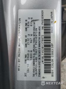 Zdjęcie 12 z 12 samochodu: 2011 MAZDA 3 I VIN:JM1BL1VG3B1378872 - miniatura