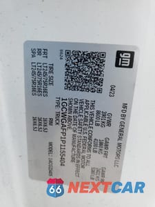 Zdjęcie 12 z 13 samochodu: 2023 CHEVROLET EXPRESS G2500 VIN:1GCWGAFP1P1155404 - miniatura