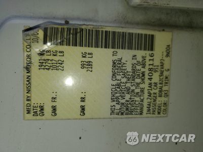 Zdjęcie 14 z 14 samochodu: 2010 NISSAN ALTIMA BASE VIN:1N4AL2AP1AN408116 - miniatura