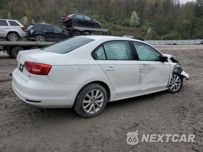 Trzecie zdjęcie samochodu z tyłu: 2015 VOLKSWAGEN JETTA SE VIN:3VWD17AJ0FM356174 - miniatura