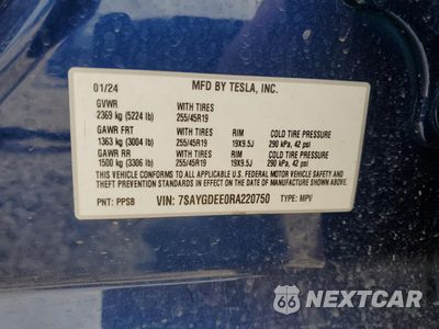 Zdjęcie 13 z 15 samochodu: 2024 TESLA MODEL Y VIN:7SAYGDEE0RA220750 - miniatura