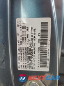 Zdjęcie 12 z 13 samochodu: 2014 HONDA CROSSTOUR EXL VIN:5J6TF1H50EL002560 - miniatura
