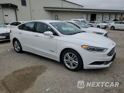 Czwarte zdjęcie samochodu z boku: 2018 FORD FUSION SE HYBRID VIN:3FA6P0LU7JR118784 - miniatura